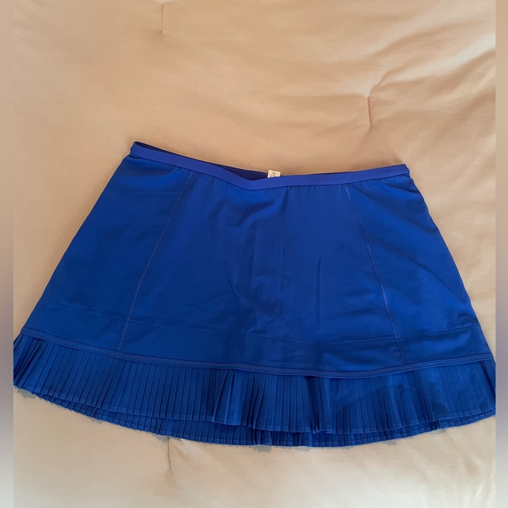Lululemon Blue Pleated Tennis Skort
